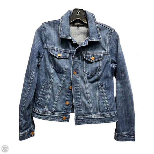 Jacket Denim By Talbots In Blue, Size: Xs