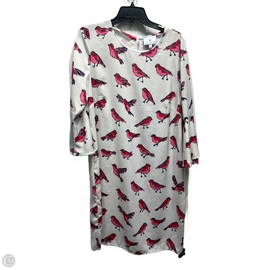 Dress Casual Short By Draper James In Pink & White, Size: 12