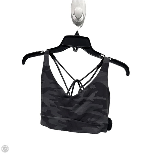 Athletic Bra By Athleta In Black & Grey, Size: S