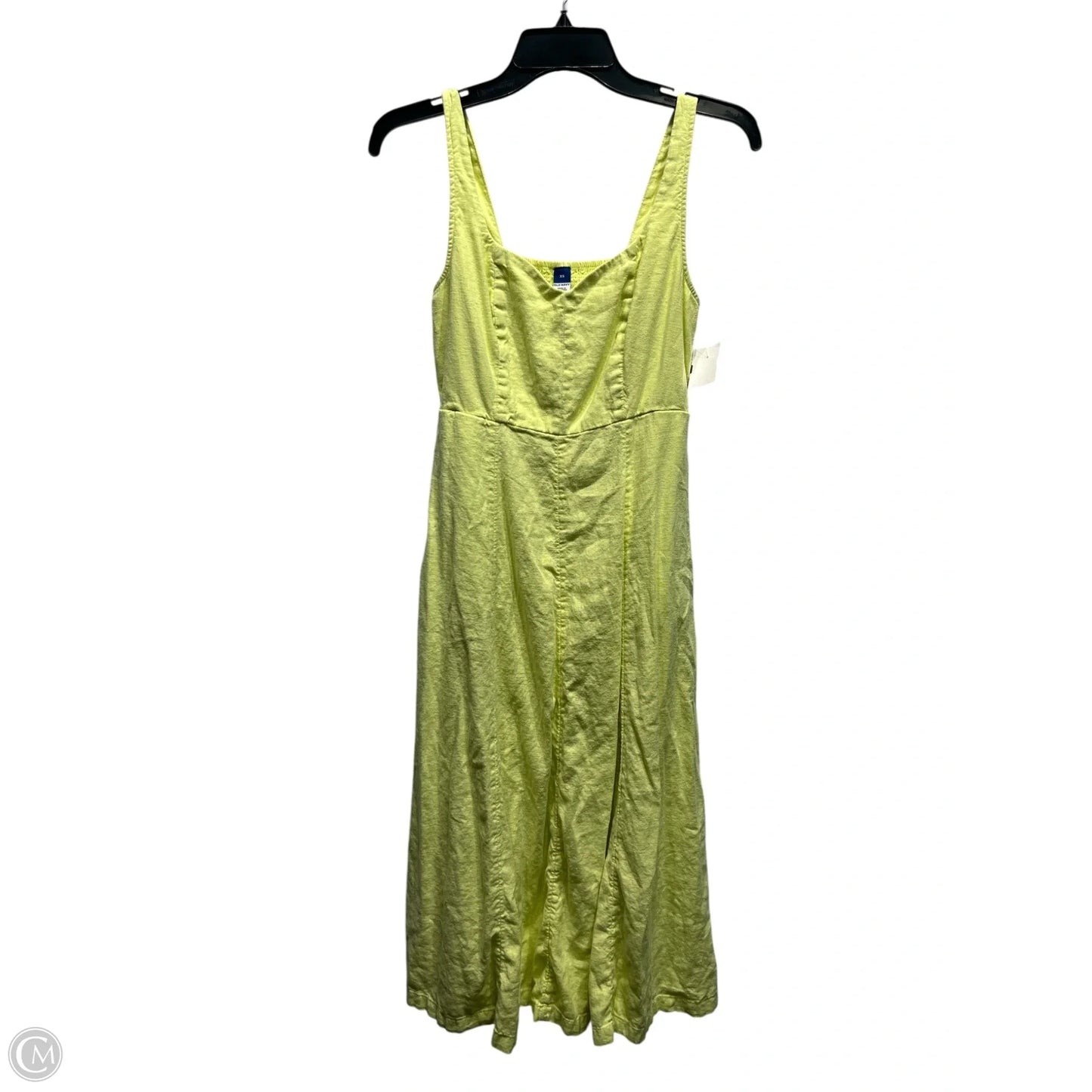 Dress Casual Midi By Old Navy In Green, Size: Xs
