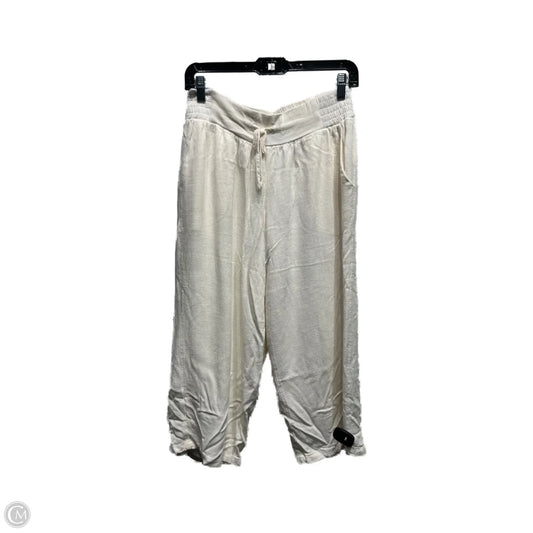 Capris By Jm Collections In Cream, Size: S