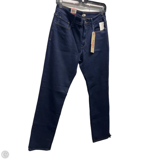 Jeans Skinny By Levis In Blue Denim, Size: 12