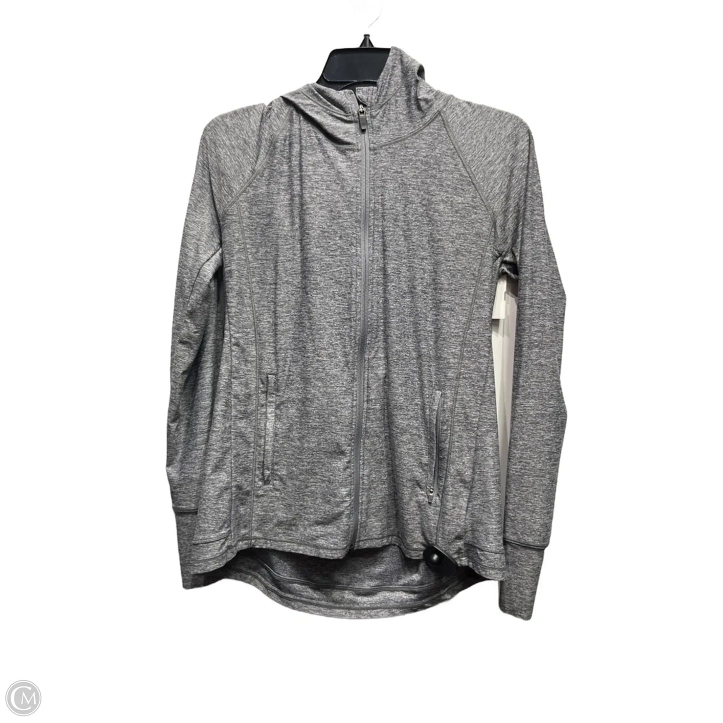 Athletic Jacket By Athleta In Grey, Size: S