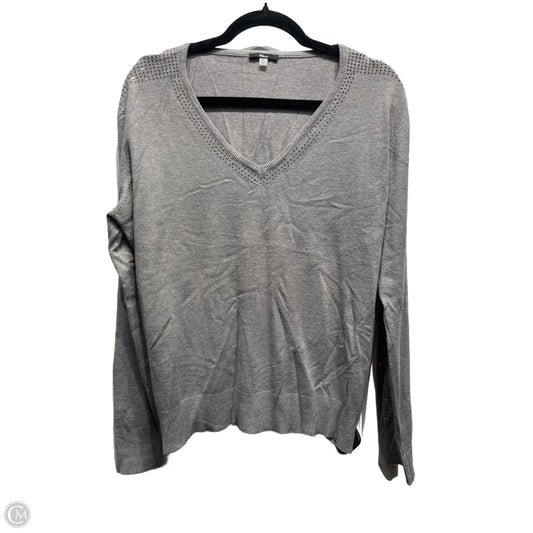 Sweater By Milano In Grey, Size: Xl