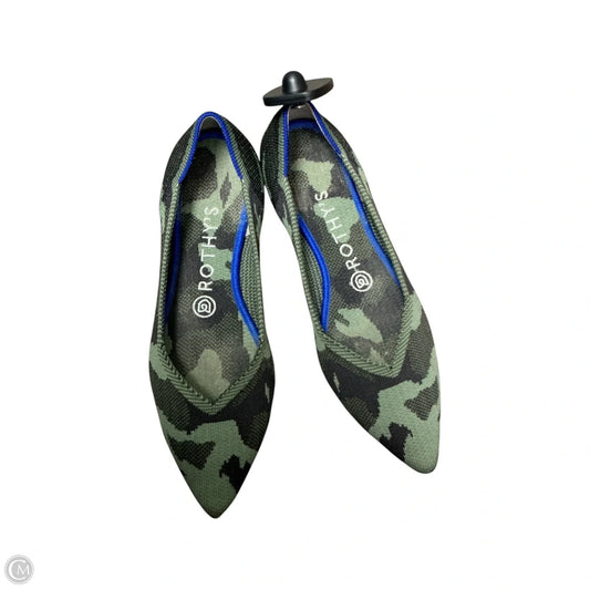 Shoes Flats By Rothys In Green, Size: 8