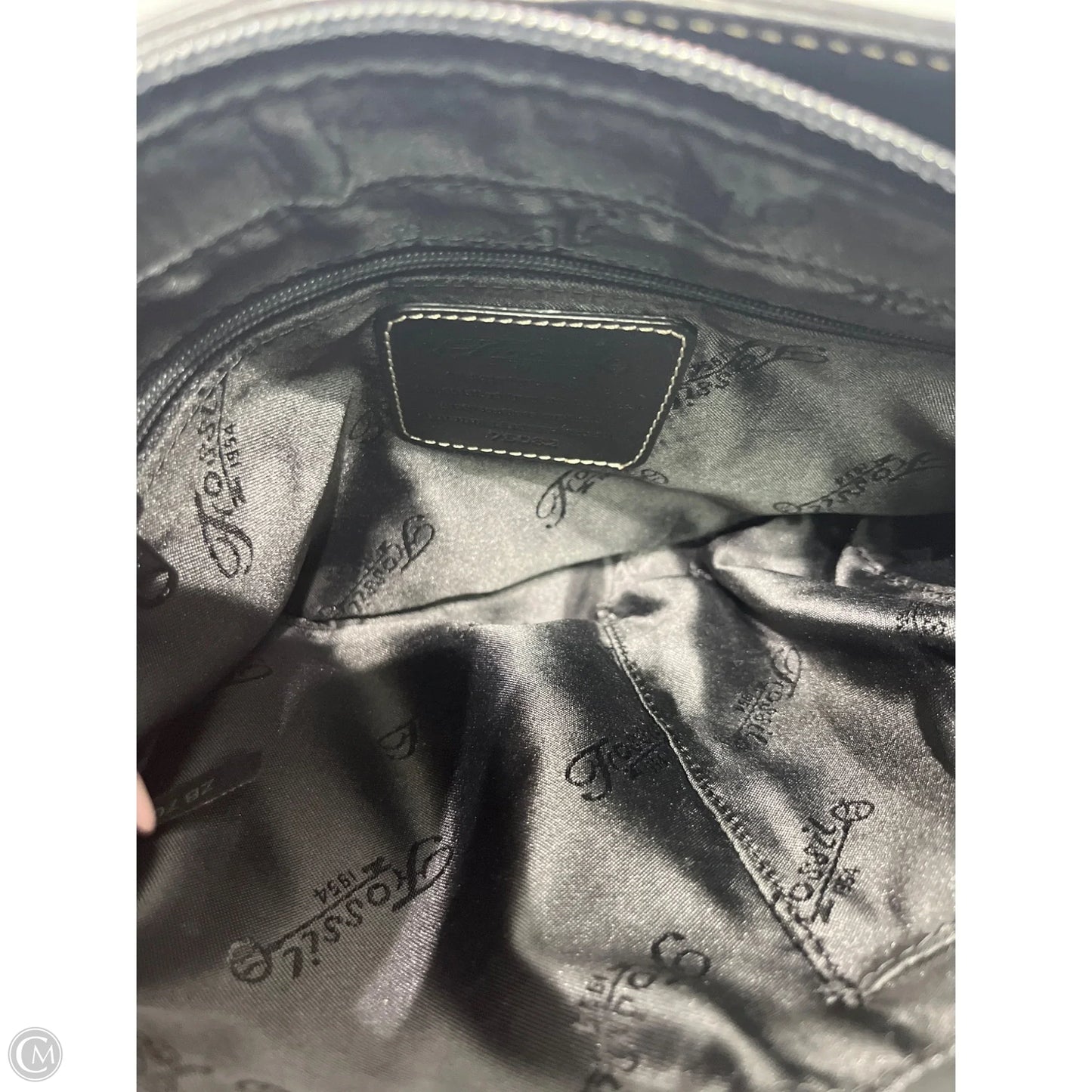 Crossbody Leather By Fossil, Size: Small