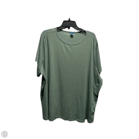 Top Short Sleeve By Old Navy In Green, Size: 3x