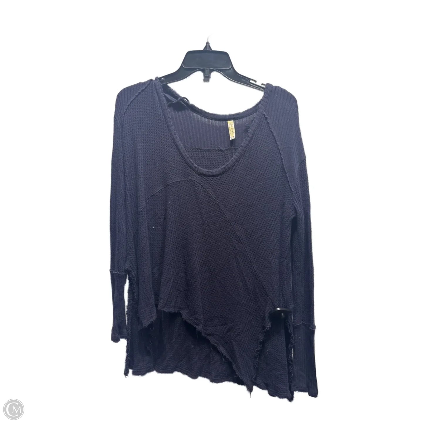 Top Long Sleeve By Free People In Navy, Size: Xs