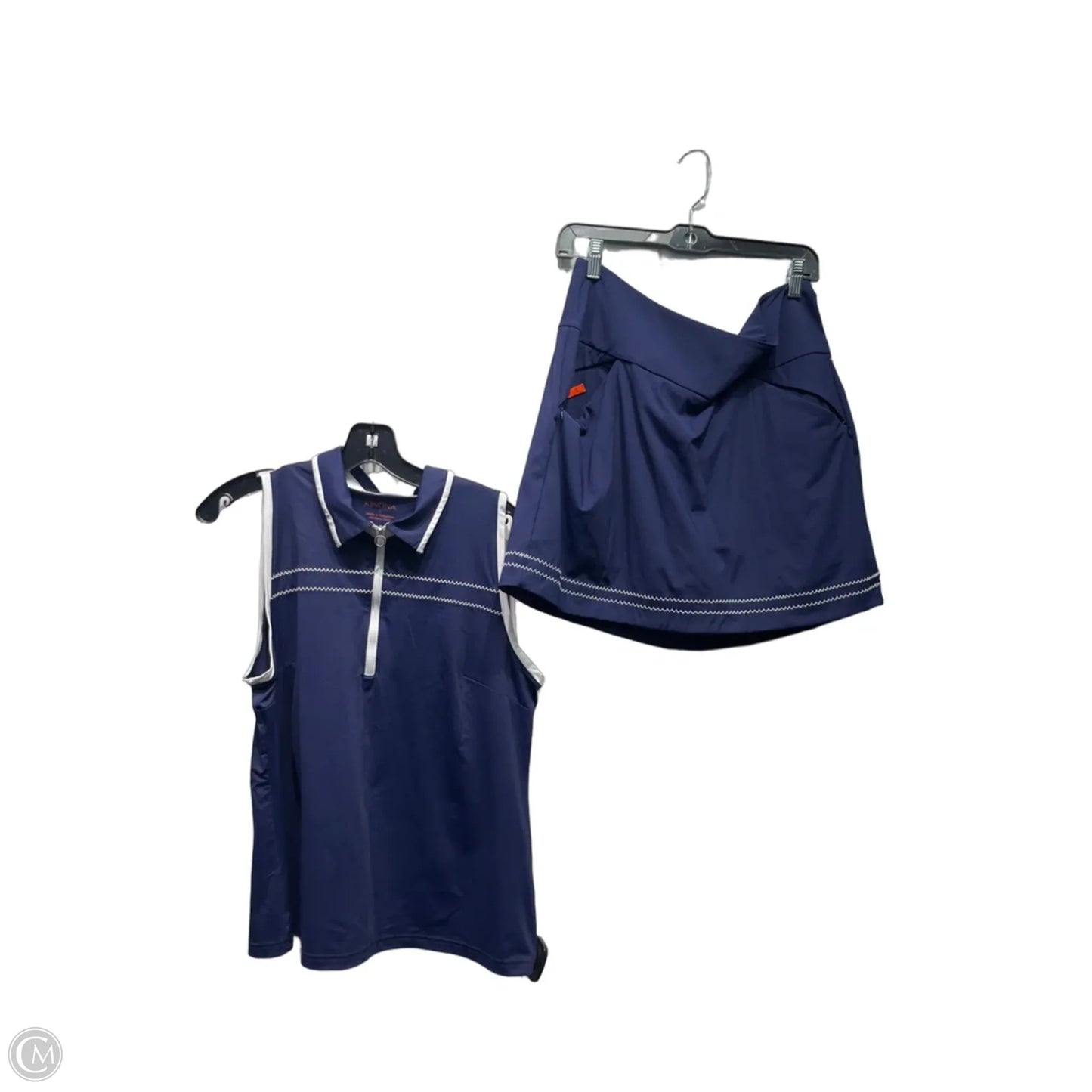 Skort 2pc Set By KINONA In Navy, Size: L