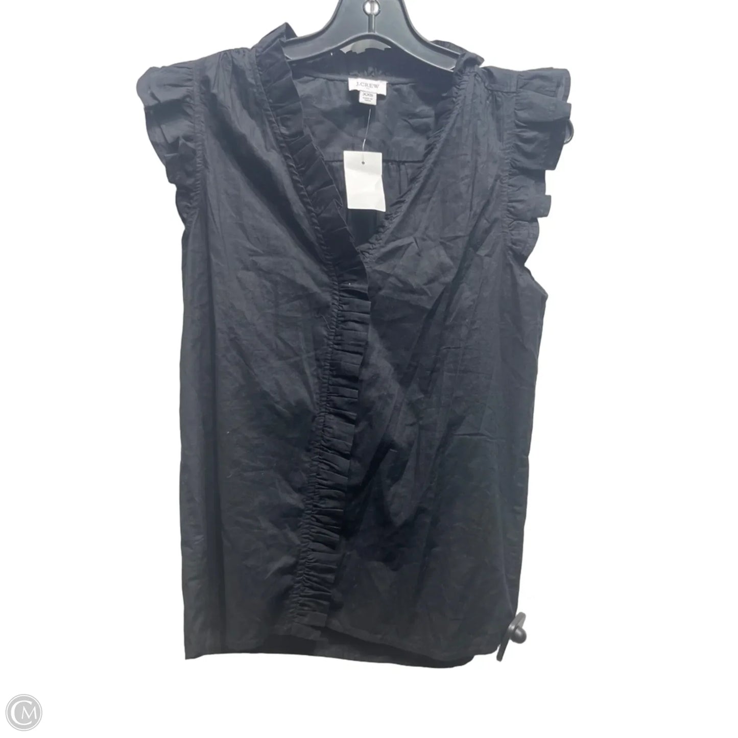 Top Short Sleeve By J. Crew In Black, Size: Xxs
