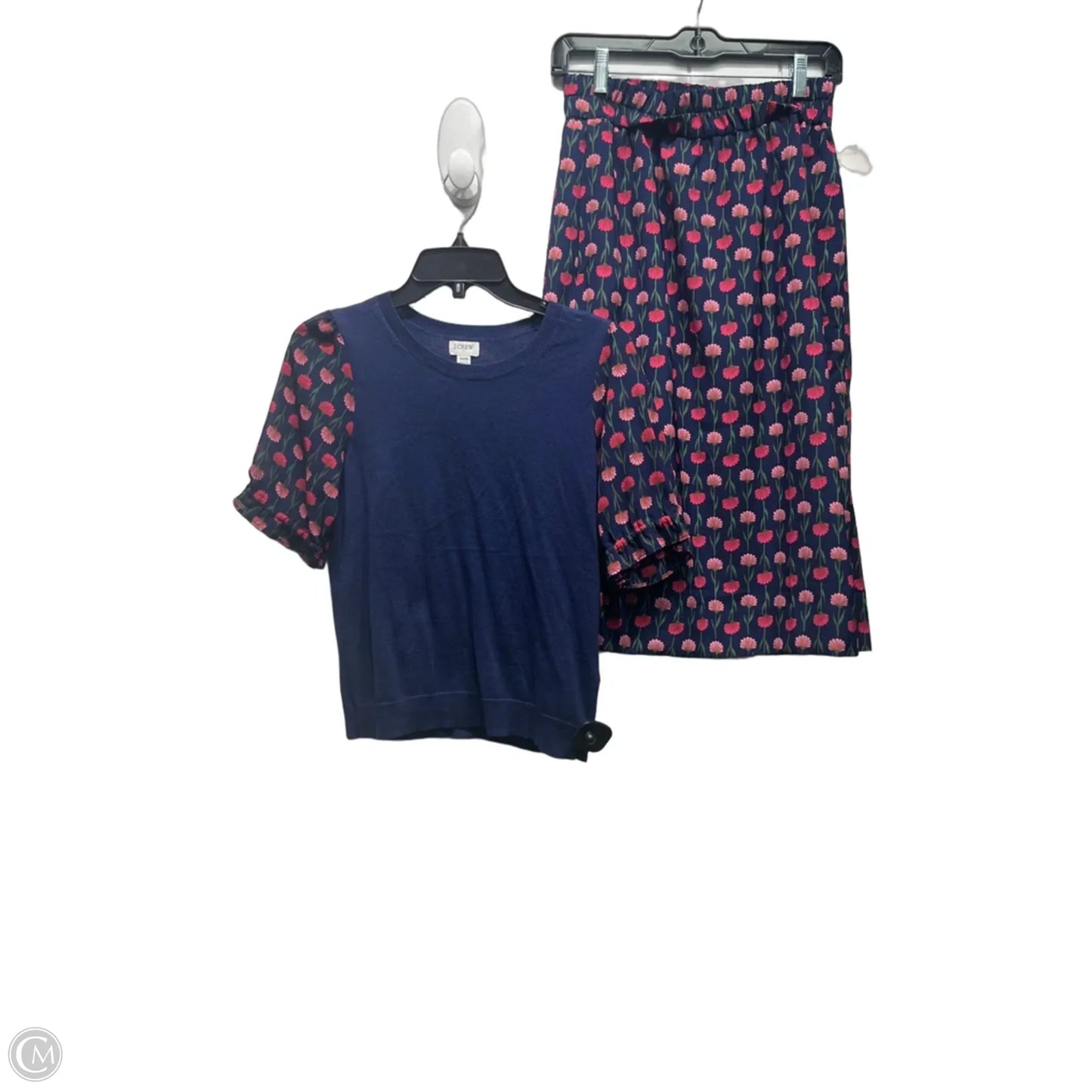 Skirt Set 2pc By J. Crew In Blue & Pink, Size: Xxs