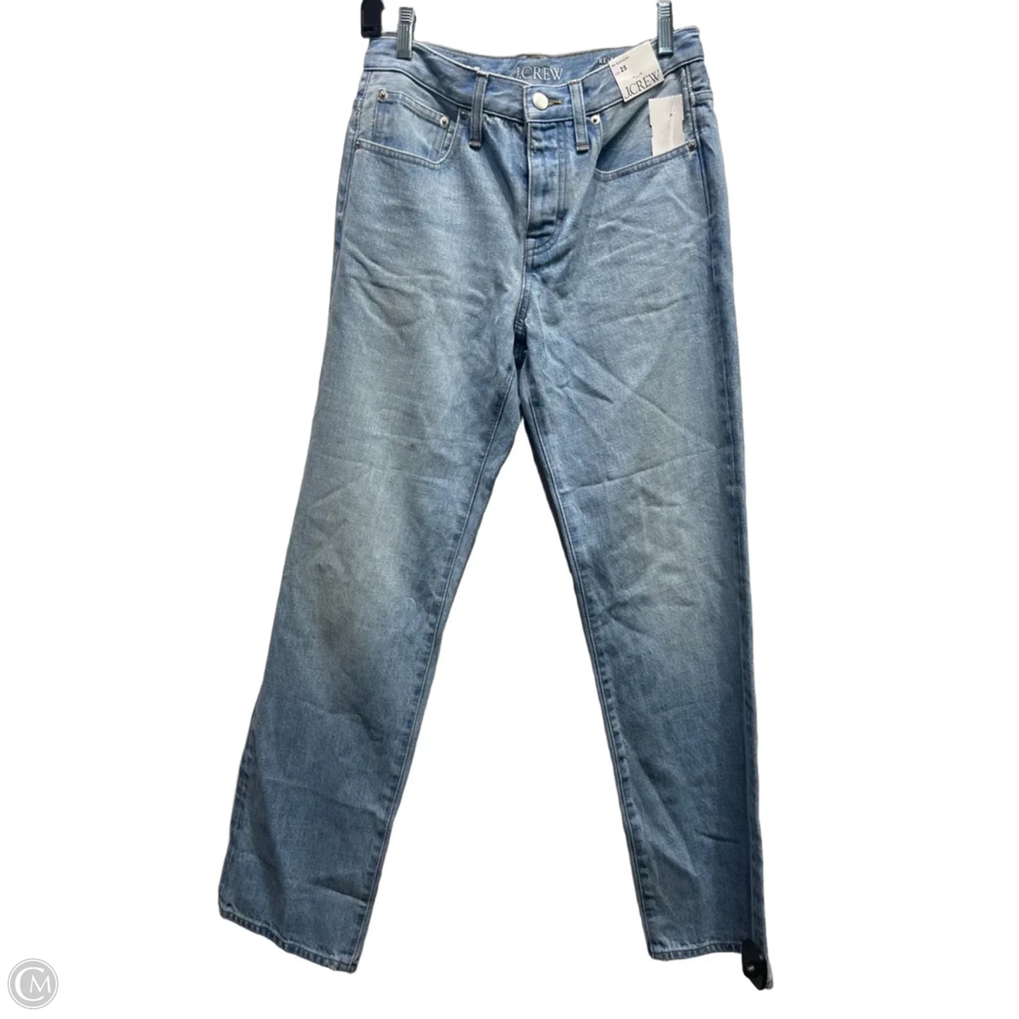 Jeans Straight By J. Crew In Blue Denim, Size: 2