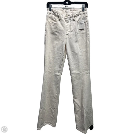 Jeans Boot Cut By Good American In White Denim, Size: 4