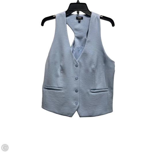 Vest Other By Express In Blue, Size: L