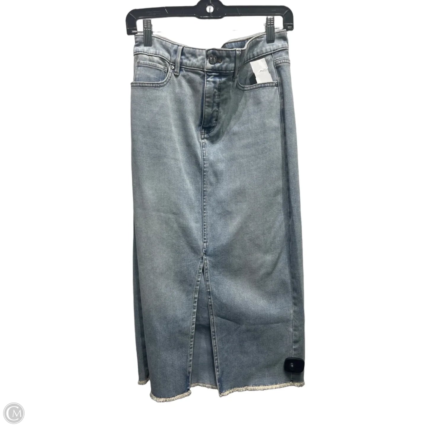 Skirt Midi By White House Black Market In Blue Denim, Size: 4