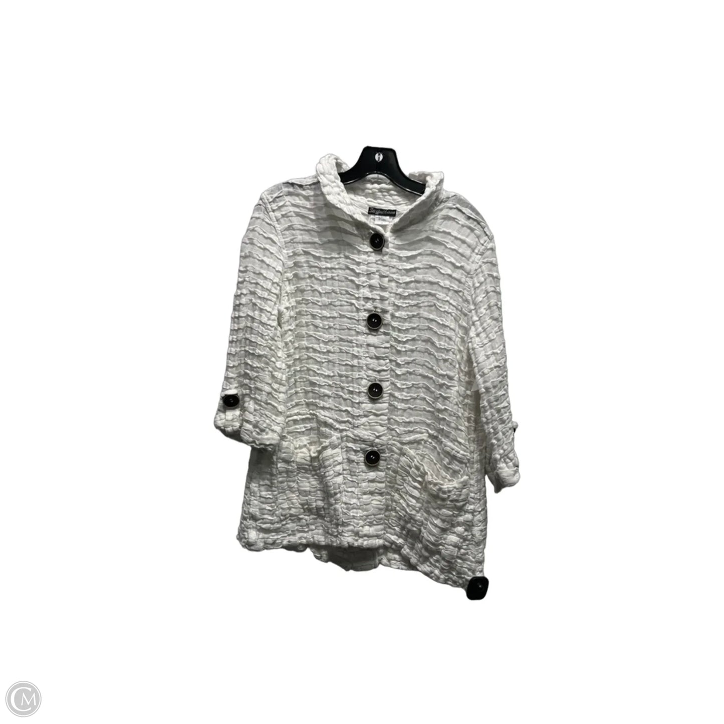 Jacket Other By Clothes Mentor In White, Size: S