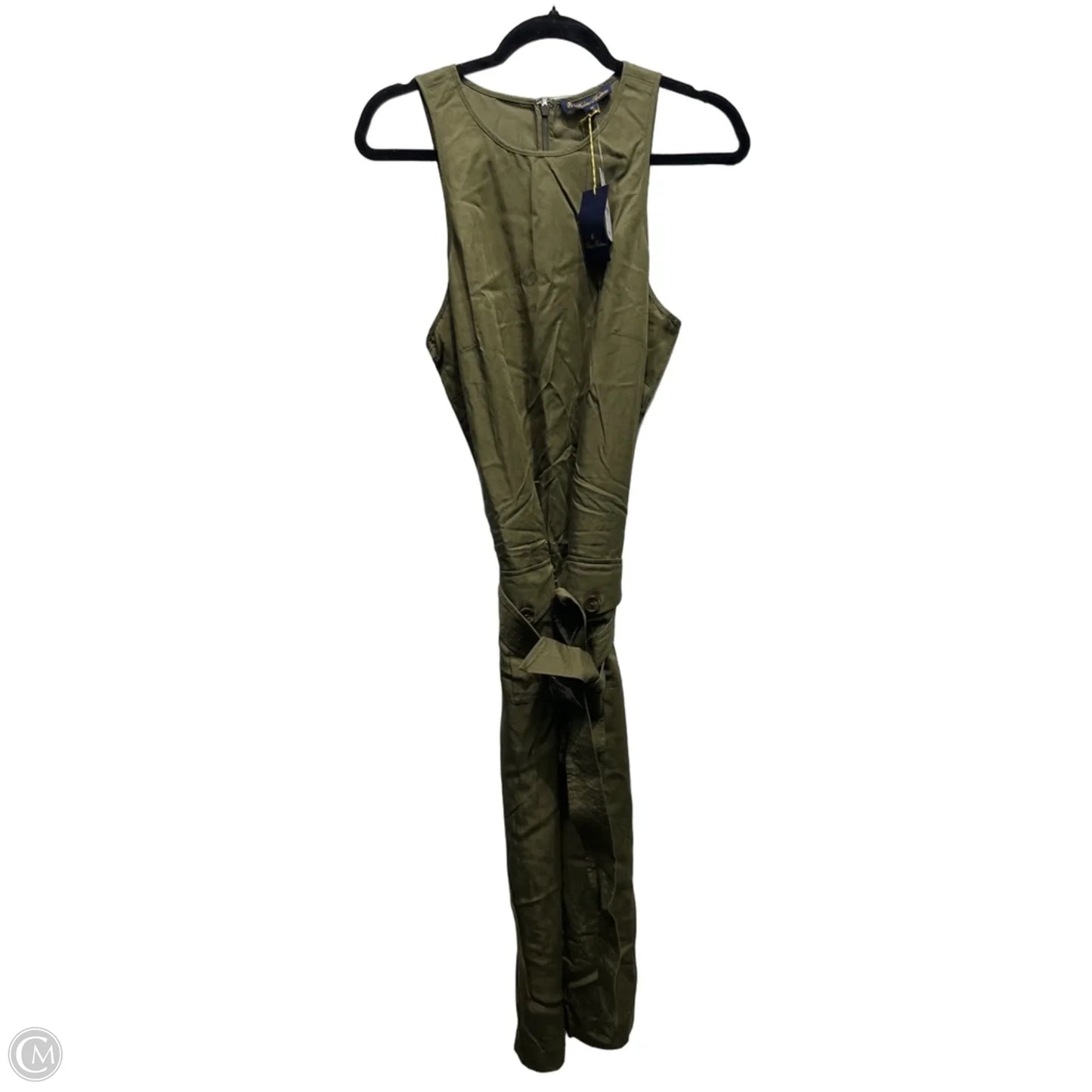 Dress Casual Midi By Brooks Brothers In Green, Size: 10