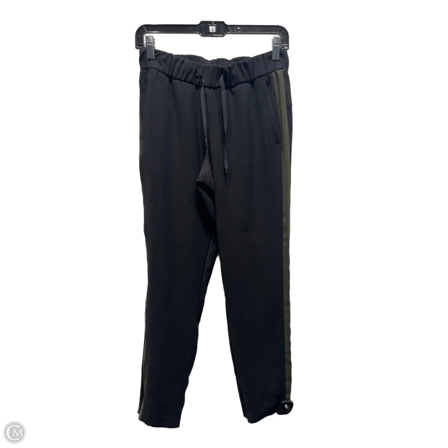 Athletic Pants By Lululemon In Black & Green, Size: Xs