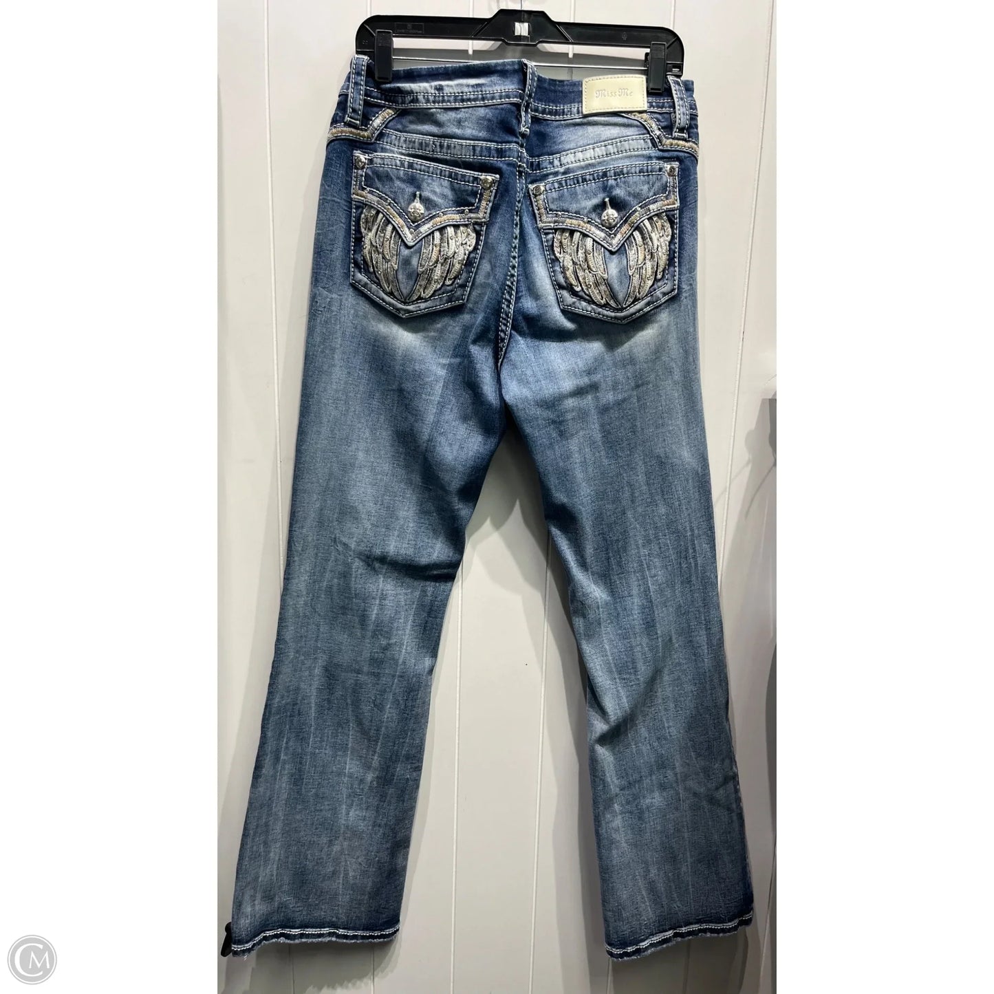 Jeans Boot Cut By Miss Me In Blue Denim, Size: 10