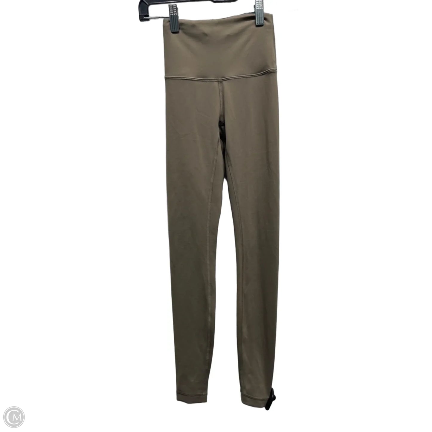 Athletic Leggings By Lululemon In Green, Size: 0