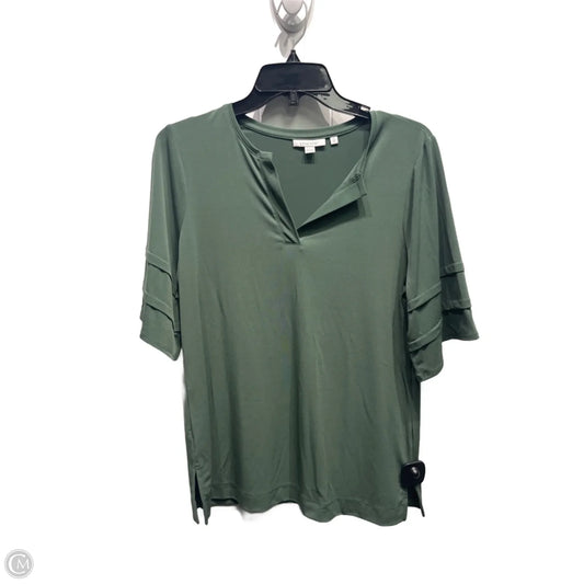Top Short Sleeve By Chicos In Green, Size: S