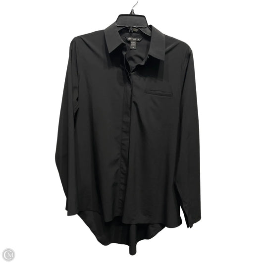 Top Long Sleeve By Athleta In Black, Size: M