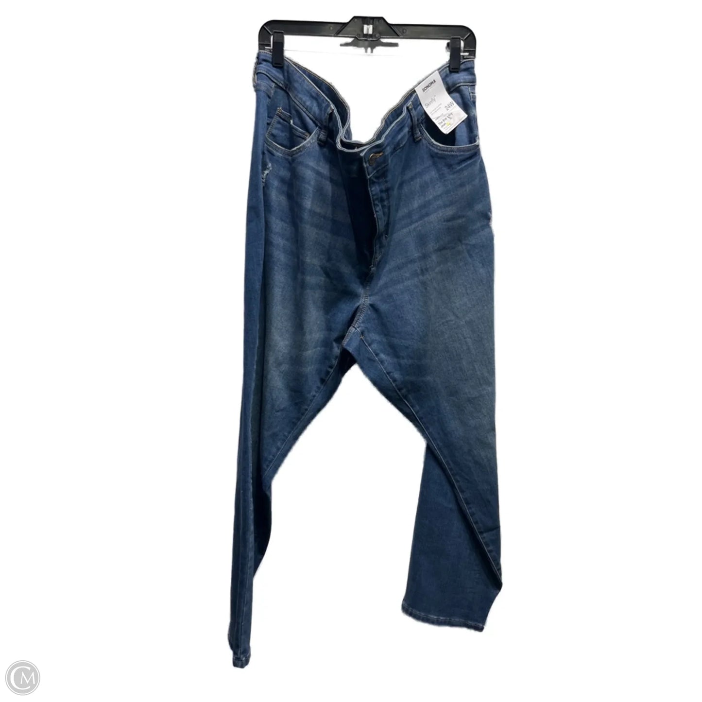 Jeans Skinny By Sonoma In Blue Denim, Size: 24