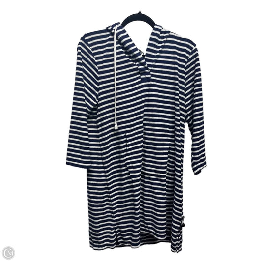 Dress Casual Short By Lands End In Blue & White, Size: S