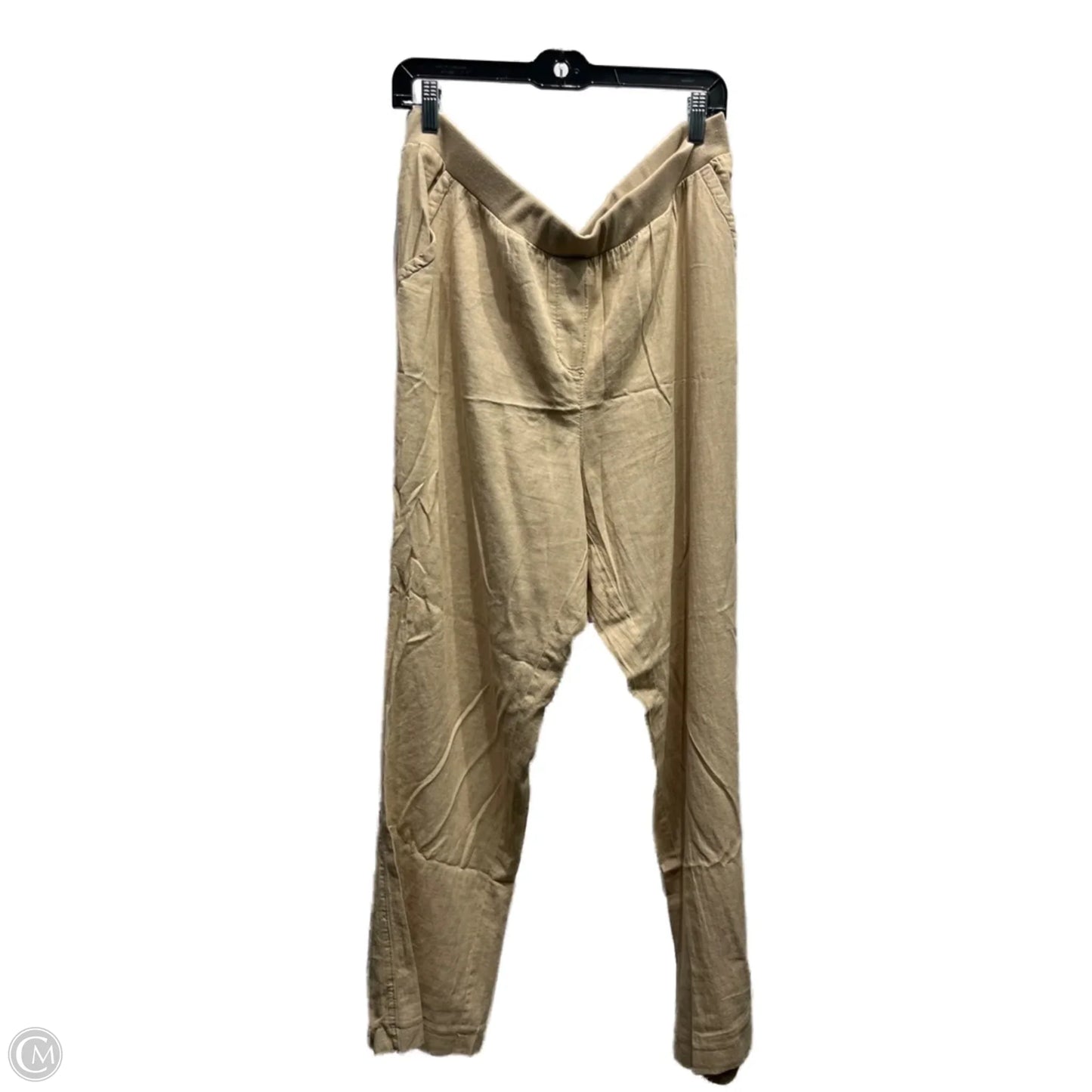 Pants Linen By Dept 222 In Tan, Size: 16