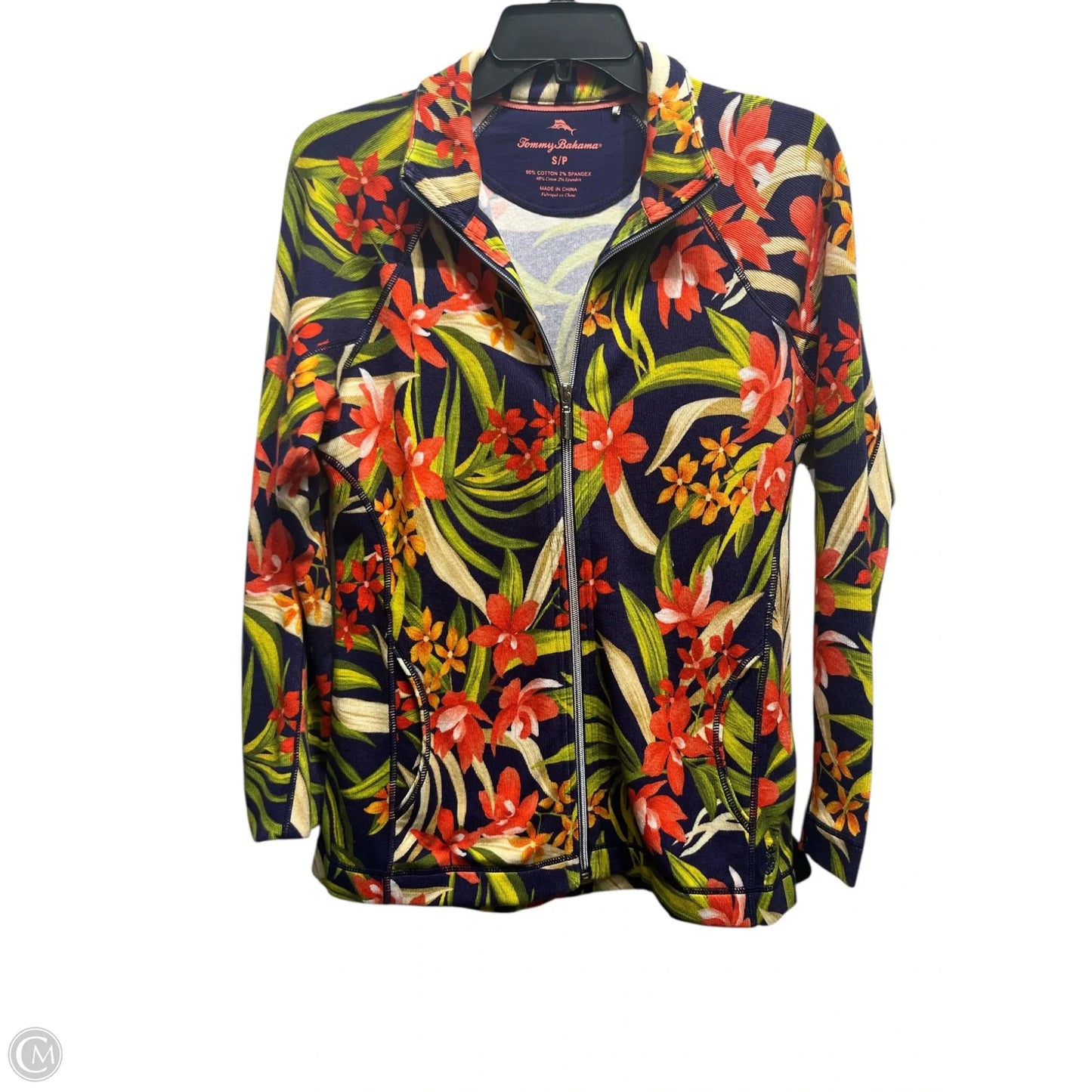Jacket Other By Tommy Bahama In Blue & Orange, Size: S