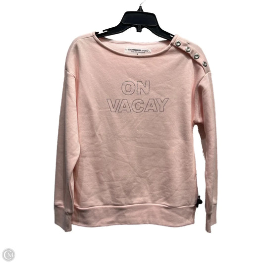 Sweatshirt Crewneck By THE SWEATSHIRT PROJECT In Pink, Size: S