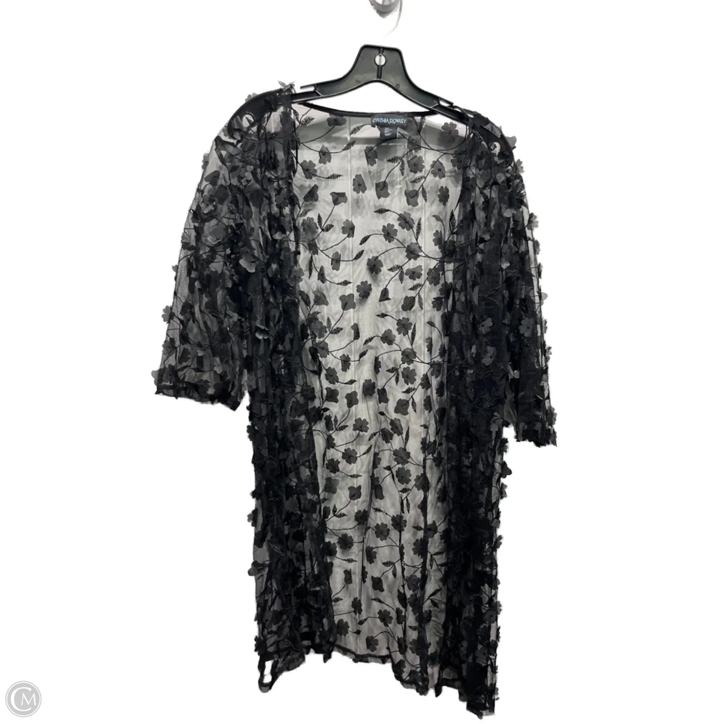 Cardigan By Cynthia Rowley In Black, Size: L