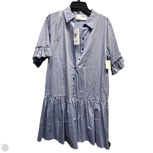 Dress Casual Midi By SELECTED In Blue, Size: L