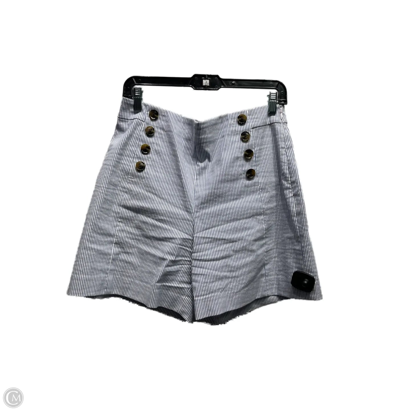 Shorts By Ann Taylor In Blue & White, Size: 8