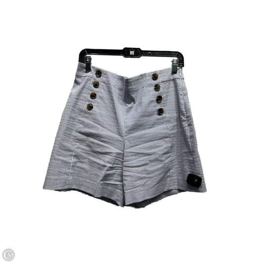 Shorts By Ann Taylor In Blue & White, Size: 8