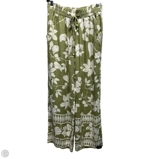 Pants Wide Leg By Sienna Sky In Green, Size: L