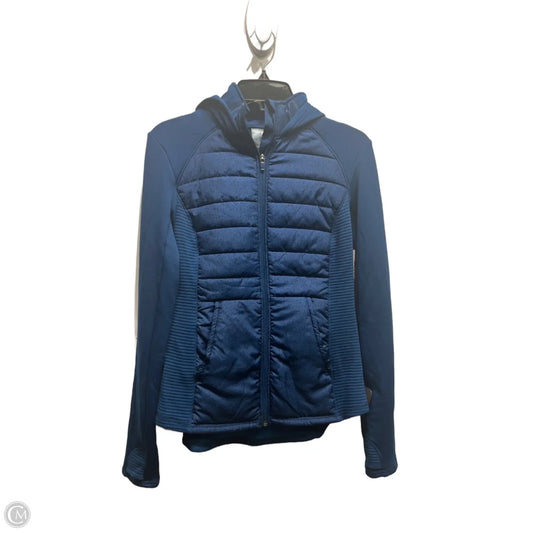 Athletic Jacket By Tek Gear In Blue, Size: S