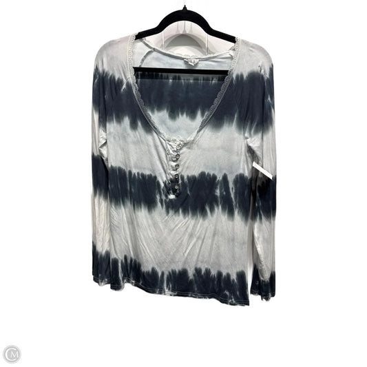 Top Long Sleeve By Pol In Grey, Size: M