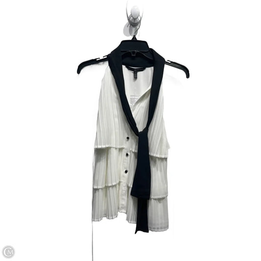 Top Sleeveless By White House Black Market In Black & White, Size: 2