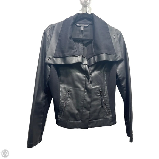Jacket Moto By White House Black Market In Black, Size: S