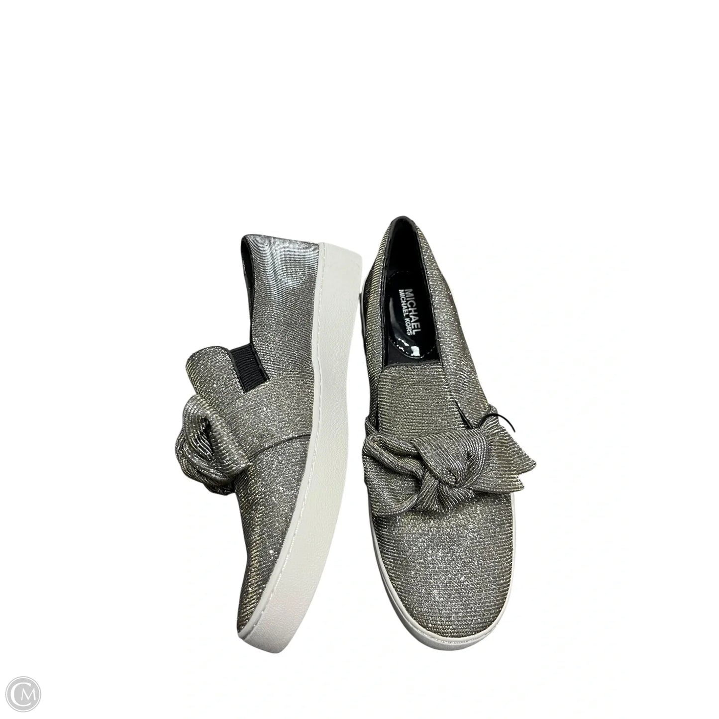 Shoes Sneakers By Michael By Michael Kors In Silver, Size: 7.5