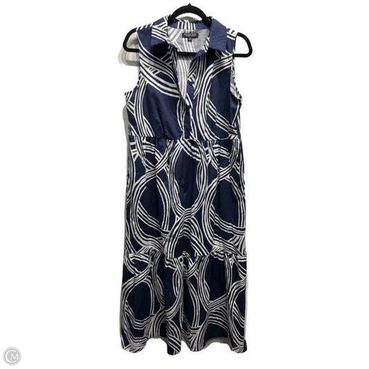 Dress Casual Maxi By Rachel Zoe In Blue & White, Size: S