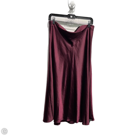 Skirt Maxi By Bar Iii In Maroon, Size: 10