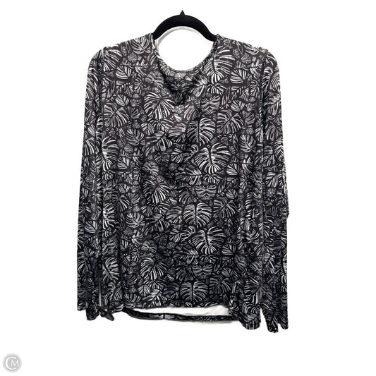 Top Long Sleeve By 32 Degrees In Black & White, Size: Xl
