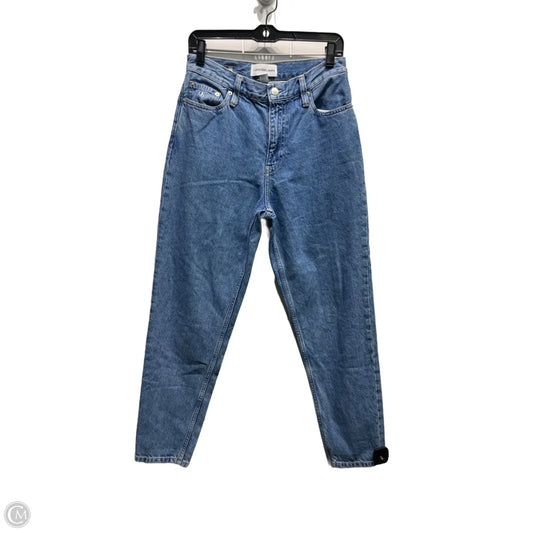 Jeans Boot Cut By Calvin Klein In Blue Denim, Size: 8