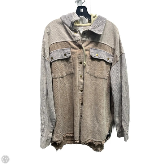 Jacket Other By ASVIVID In Tan, Size: 2x