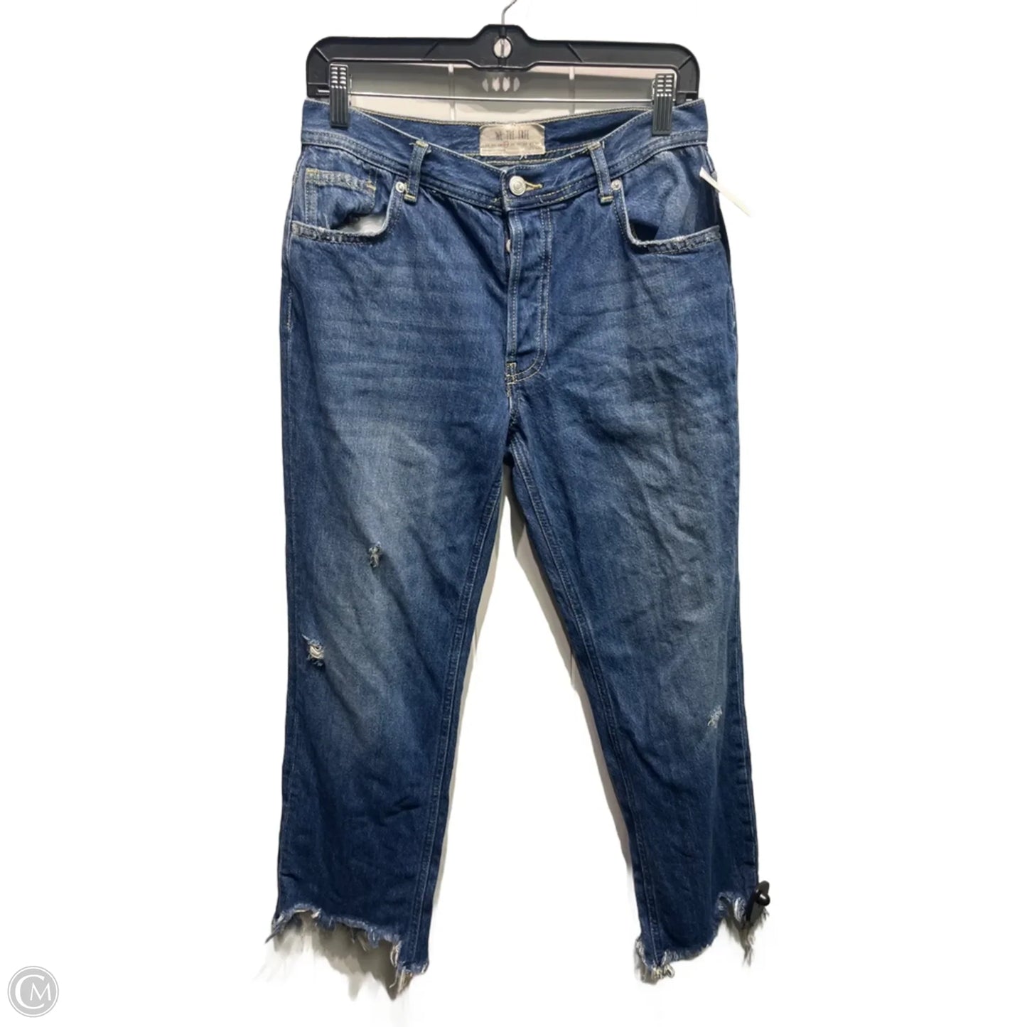 Jeans Cropped By We The Free In Blue Denim, Size: 4