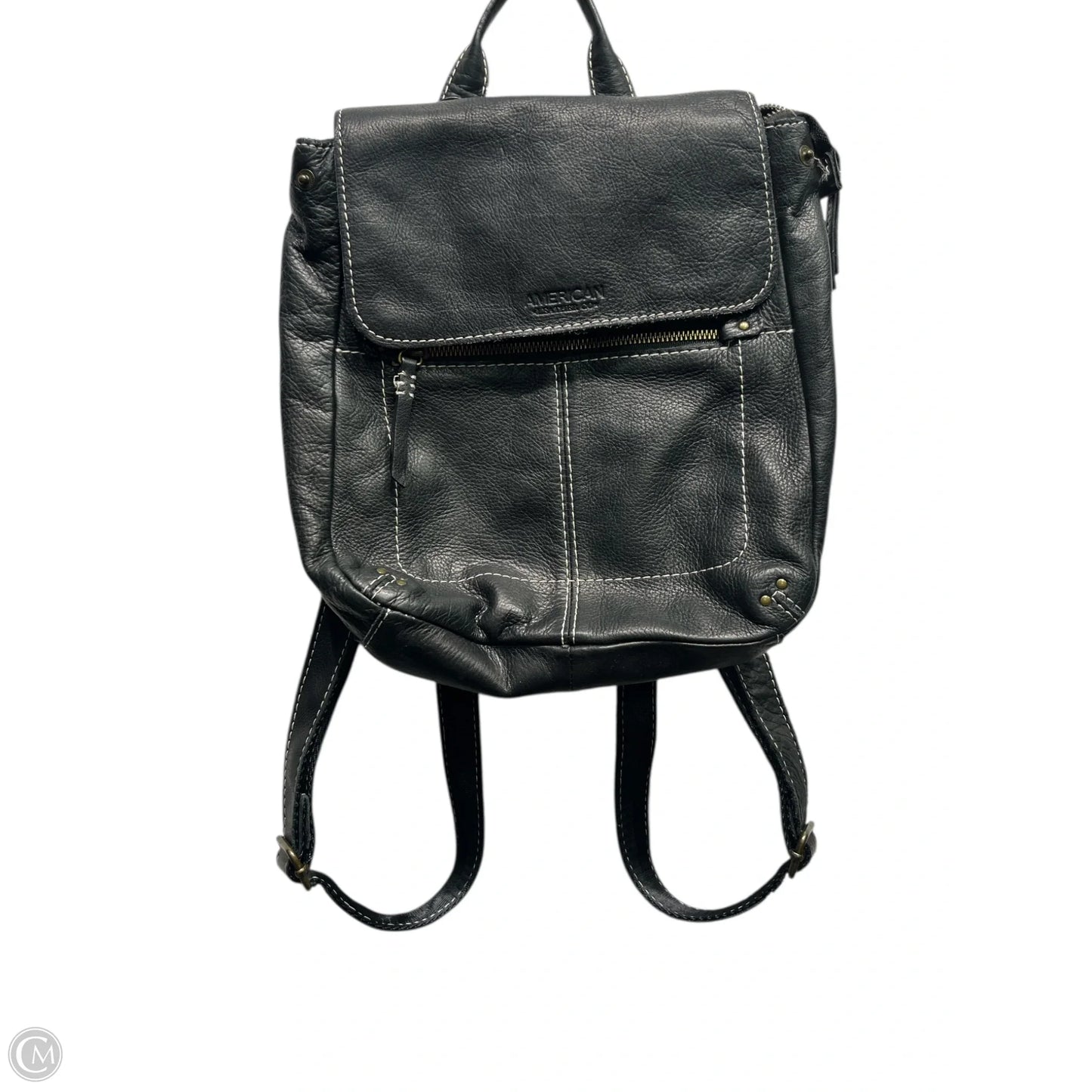 Backpack Leather By Clothes Mentor, Size: Large