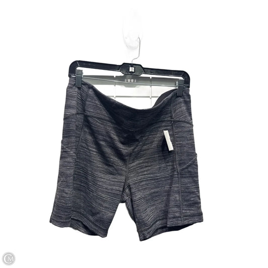 Athletic Shorts By Lululemon In Black & White, Size: 12