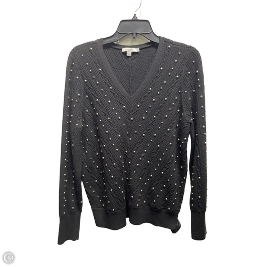Sweater By Chicos In Black, Size: M